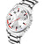 White Collection Print Dial Men Watch