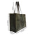 MANDAVA Women's Top Grain Genuine Leather Tote Shoulder Bag for Work Shopping Hunter Leather Big Shopper Bag (Green)