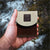 CANVAS & AWL Canvas & Genuine Leather Unisex Card Holder Pocket Sized Slim Minimalist Wallet Business Card Case (White & Brown)
