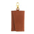 CANVAS & AWL Genuine Leather Key Pouch Key Case With Belt Hook Cum Card Holder (Tan)