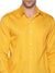 YHA Solid Shirt For Men Mustard Shirts Just Trends XL Mustard 