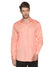 YHA Solid Shirt For Men Peach Shirts Just Trends L Peach 