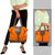 CANVAS & AWL Canvas with Genuine Leather Trim Women's/Ladies Handbag (Orange)