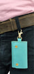 MANDAVA Genuine Leather Unisex Key Pouch Key Case With Belt Hook And 6 Key Hooks (Turquoise)