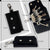 MANDAVA Vegan Leather Unisex Key Pouch Key Case With Belt Hook Cum Card Holder (Black)