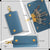 MANDAVA Genuine Leather Unisex Key Pouch Key Case With Belt Hook And 6 Key Hooks (Sky Blue)