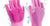 k kudos Silicone Scrubbing Gloves, Non-Slip, Dishwashing and Pet Grooming, Magic Latex Gloves (Multicolour,)