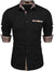 Chq design black shirt